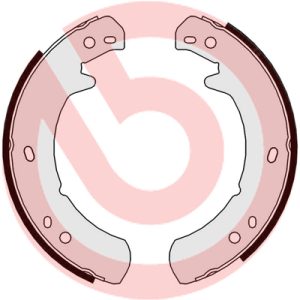 Set saboti frana frana de mana BREMBO S 44 507 LAND ROVER RANGE ROVER II (P38A) 2,497 cmc (25 6T (BMW) diesel 136 BREMBO S 44 507