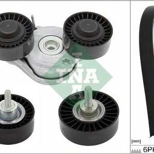 Set curea transmisie cu caneluri INA 529 0426 10 LAND ROVER RANGE ROVER EVOQUE Cabriolet (L538) 1,999 cmc (204DTD(AJ20D4) diesel 150 INA 529 0426 10