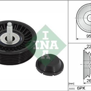 Rola ghidare / conducere curea transmisie INA 532 0891 10 LAND ROVER RANGE ROVER VELAR (L560) 1,997 cmc (PT204(AJ20P4) benzina 250 INA 532 0891 10