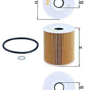 Filtru ulei MAHLE ORIGINAL OX 156D LAND ROVER RANGE ROVER III (L322) 2,926 cmc (306D1(M57D30) diesel 177 MAHLE ORIGINAL OX 156D