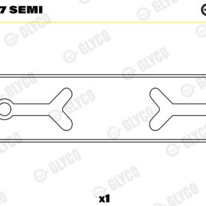 Cuzinet arbore GLYCO 55-3937 SEMI LAND ROVER FREELANDER I (L314) 1,951 cmc (204D3(M47D20) diesel 109 GLYCO 55-3937 SEMI