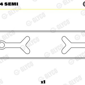 Cuzinet arbore GLYCO 55-3984 SEMI LAND ROVER FREELANDER 2 (L359) 2,179 cmc (DW12BTED4, 224DT(DW12BTED4) diesel 150 GLYCO 55-3984 SEMI