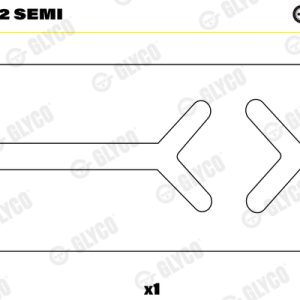Cuzinet arbore GLYCO 55-4572 SEMI LAND ROVER FREELANDER I (L314) 1,951 cmc (204D3(M47D20) diesel 109 GLYCO 55-4572 SEMI