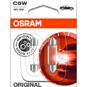 Bec iluminare numar circulatie OSRAM 6418-02B LAND ROVER DEFENDER Station Wagon (L316, L315) 2,198 cmc (DT224(PUMA) diesel 122 OSRAM 6418-02B