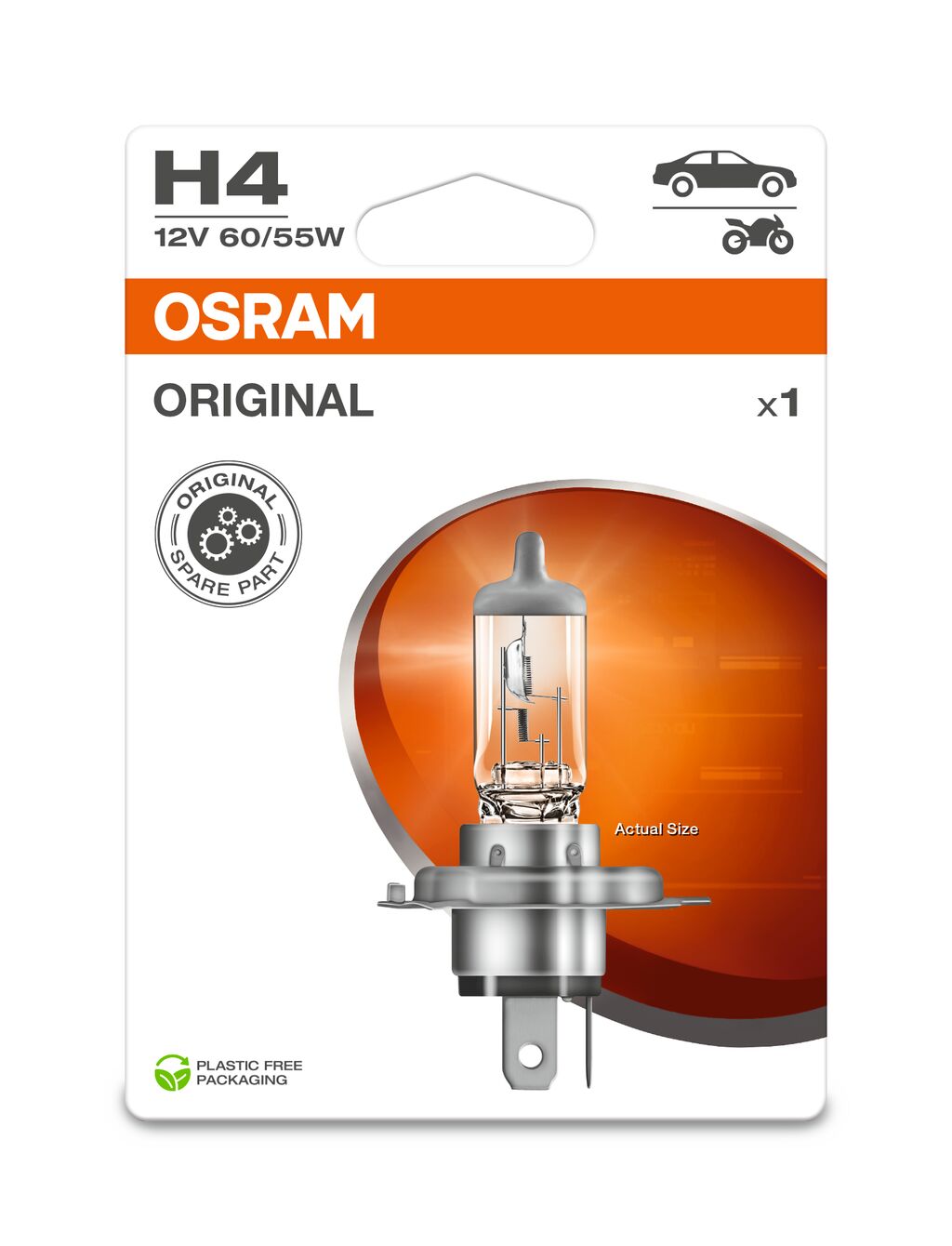 Bec far faza lunga OSRAM 64193-1BL LAND ROVER DEFENDER Station Wagon (L316, L315) 2,198 cmc (DT224(PUMA) diesel 122 OSRAM 64193-1BL