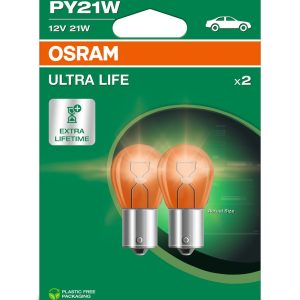 Bec semnalizator OSRAM 7507ULT-2BL LAND ROVER RANGE ROVER II (P38A) 4,554 cmc (60 D) benzina 218 OSRAM 7507ULT-2BL