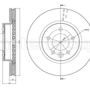Disc frana METELLI 23-0933C LAND ROVER DISCOVERY IV (L319) 2,993 cmc (306DT(TDV6) diesel 245 METELLI 23-0933C