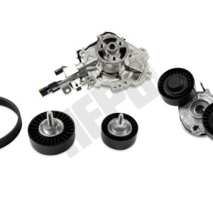 Pompa apa + Set curea transmisie cu caneluri HEPU PK26810 LAND ROVER DISCOVERY SPORT (L550) 1,999 cmc (204DTD(AJ20D4) diesel 180 HEPU PK26810