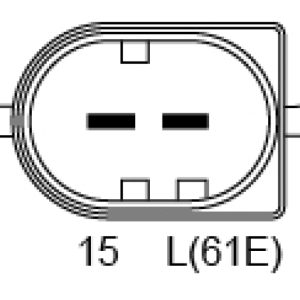 Alternator BOSCH 0 986 041 750 LAND ROVER RANGE ROVER III (L322) 4,398 cmc (M62 B44) benzina 286 BOSCH 0 986 041 750