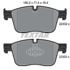 Set placute frana TEXTAR 2230201 LAND ROVER RANGE ROVER VELAR (L560) 1,999 cmc (204DTD(AJ20D4) diesel 180 TEXTAR 2230201