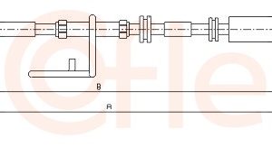 Cablu frana de parcare COFLE 10.5167 LAND ROVER FREELANDER 2 (L359) 2,179 cmc (224DT(DW12BTED4) diesel 152 COFLE 10.5167
