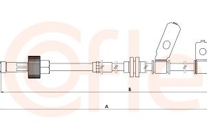 Cablu frana de parcare COFLE 1E.LR004 LAND ROVER DISCOVERY III (L319) 4,009 cmc (406PN(COLOGNE V6) benzina 218 COFLE 1E.LR004