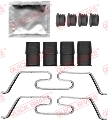 Set accesorii placute frana QUICK BRAKE 109-0090 LAND ROVER RANGE ROVER EVOQUE (L538) 1,999 cmc (204DTD(AJ20D4) diesel 180 QUICK BRAKE 109-0090