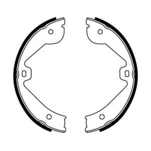 Set saboti frana frana de mana ABE CRW000ABE LAND ROVER DISCOVERY III (L319) 4,394 cmc (448PN(AJV8) benzina 299 ABE CRW000ABE