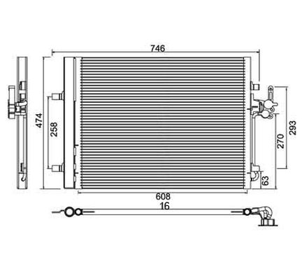 Condensator climatizare E-KRAFT 1924005144 LAND ROVER FREELANDER 2 (L359) 2,179 cmc (224DT(DW12BTED4) diesel 152 E-KRAFT 1924005144