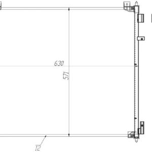 Condensator climatizare MTR 13054885 LAND ROVER DISCOVERY V (L462) 2,993 cmc (306DT(TDV6) diesel 258 MTR 13054885