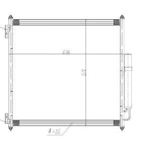 Condensator climatizare QWP WAC418 LAND ROVER RANGE ROVER IV (L405) 4,367 cmc (448DT(DITC) diesel 313 QWP WAC418