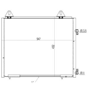 Condensator climatizare QWP WAC453 LAND ROVER FREELANDER I (L314) 1,951 cmc (204D3(M47D20) diesel 109 QWP WAC453