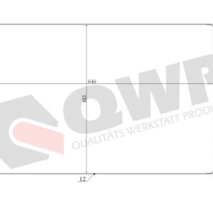 Condensator climatizare QWP WAC501 LAND ROVER RANGE ROVER VELAR (L560) 1,997 cmc (PT204(AJ20P4) benzina 300 QWP WAC501