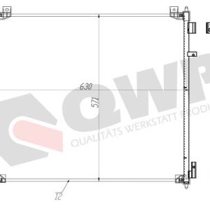 Condensator climatizare QWP WAC502 LAND ROVER RANGE ROVER IV (L405) 2,993 cmc (306DT(TDV6) diesel 292 QWP WAC502