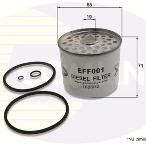 Filtru combustibil COMLINE EFF001 LAND ROVER 110/127 (LDH) 2,495 cmc (12 J) diesel 69 COMLINE EFF001