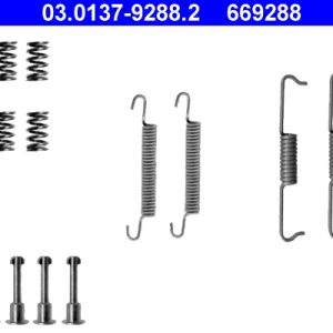 Set accesorii saboti frana parcare ATE 03.0137-9288.2 LAND ROVER RANGE ROVER III (L322) 2,926 cmc (306D1(M57D30) diesel 177 ATE 03.0137-9288.2