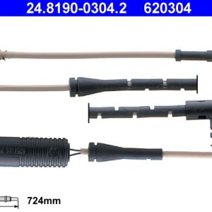 Senzor de avertizare uzura placute de frana ATE 24.8190-0304.2 LAND ROVER RANGE ROVER III (L322) 2,926 cmc (306D1(M57D30) diesel 177 ATE 24.8190-0304.2
