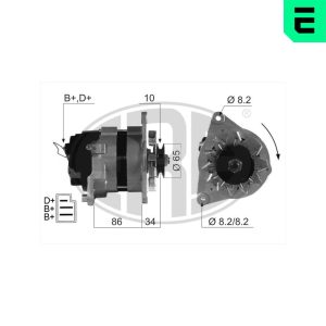 Alternator ERA 210588A LAND ROVER 90 I (LDV) 2,494 cmc (17 H) benzina 84 ERA 210588A