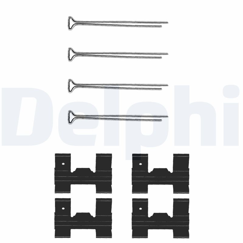 Set accesorii placute frana DELPHI LX0023 LAND ROVER RANGE ROVER I 2,495 cmc (14 L, 21 L) diesel 113 DELPHI LX0023