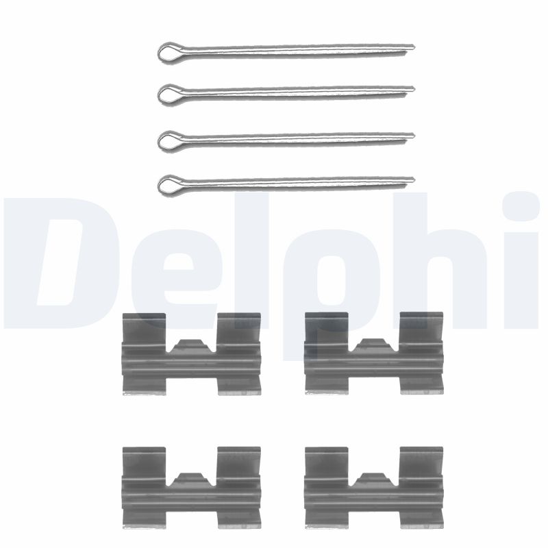 Set accesorii placute frana DELPHI LX0032 LAND ROVER DISCOVERY I (LJ) 3,531 cmc (22 D) benzina 154 DELPHI LX0032