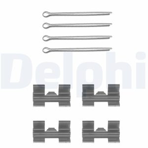 Set accesorii placute frana DELPHI LX0032 LAND ROVER RANGE ROVER I 3,528 cmc (31 D) benzina 146 DELPHI LX0032