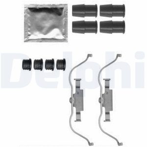 Set accesorii placute frana DELPHI LX0573 LAND ROVER RANGE ROVER III (L322) 4,394 cmc (448PN(AJV8) benzina 306 DELPHI LX0573