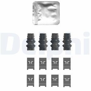 Set accesorii placute frana DELPHI LX0753 LAND ROVER RANGE ROVER EVOQUE (L551) 1,997 cmc (PT204(AJ20P4) benzina/elector 200 DELPHI LX0753