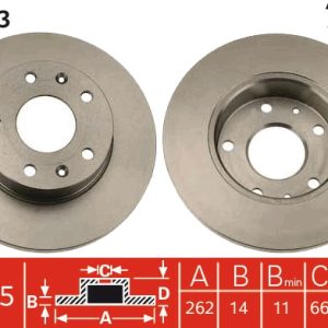 Disc frana TRW DF4103 LAND ROVER FREELANDER I (L314) 2,497 cmc (25 K4F) benzina 177 TRW DF4103