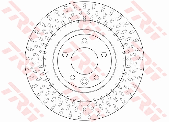 Disc frana TRW DF6528S LAND ROVER DISCOVERY V (L462) 2,993 cmc (306DT(TDV6) diesel 249 TRW DF6528S