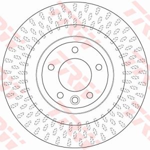 Disc frana TRW DF6528S LAND ROVER RANGE ROVER SPORT II (L494) 2,993 cmc (306DT(TDV6) diesel 249 TRW DF6528S