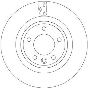 Disc frana TRW DF6956S LAND ROVER DISCOVERY V VAN (L462) 2,995 cmc (306PS(AJ126) benzina 340 TRW DF6956S