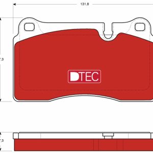 Set placute frana TRW GDB1743DTE LAND ROVER RANGE ROVER SPORT I (L320) 4,197 cmc (428PS(AJV8) benzina 396 TRW GDB1743DTE