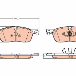 Set placute frana TRW GDB2100 LAND ROVER DISCOVERY SPORT VAN (L550) 1,997 cmc (PT204(AJ20P4) benzina 290 TRW GDB2100