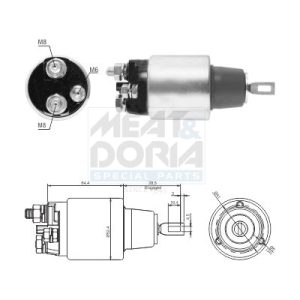 Solenoid electromotor MEAT DORIA 46313 LAND ROVER FREELANDER 2 (L359) 3,192 cmc (B6324S(32PDPR) benzina 233 MEAT DORIA 46313