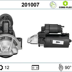 Electromotor VALEO 201007 LAND ROVER DEFENDER Cabrio (L316) 2,198 cmc (DT224(PUMA) diesel 122 VALEO 201007