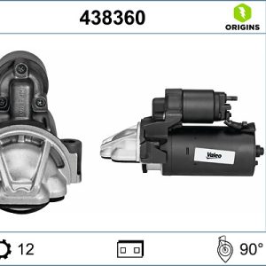 Electromotor VALEO 438360 LAND ROVER DEFENDER Cabrio (L316) 2,198 cmc (DT224(PUMA) diesel 122 VALEO 438360