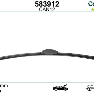 Lamela stergator VALEO 583912 LAND ROVER DISCOVERY SPORT (L550) 1,999 cmc (204DTA(AJ20D4) Diesel/electro 241 VALEO 583912
