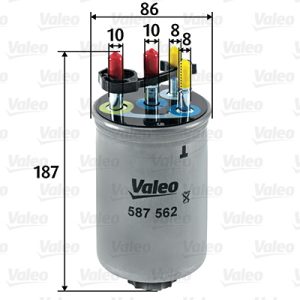 Filtru combustibil VALEO 587562 LAND ROVER DISCOVERY III VAN (L319) 2,720 cmc (276DT(TDV6) diesel 190 VALEO 587562