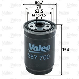 Filtru combustibil VALEO 587700 LAND ROVER RANGE ROVER I 2,498 cmc (95 A) diesel 121 VALEO 587700