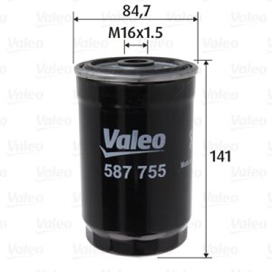 Filtru combustibil VALEO 587755 LAND ROVER DISCOVERY II (L318) 2,495 cmc (15 P, 10 P, 16 P) diesel 139 VALEO 587755