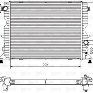 Radiator racire motor VALEO 701545 LAND ROVER DEFENDER Pick Up (L316) 2,402 cmc (DT244(PUMA) diesel 122 VALEO 701545