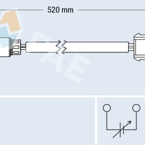 Sonda Lambda FAE 77318 LAND ROVER RANGE ROVER II (P38A) 4,553 cmc (46 D) benzina 224 FAE 77318
