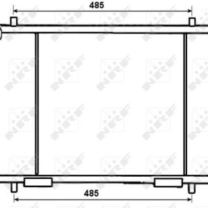Radiator racire motor NRF 53070 LAND ROVER DEFENDER Station Wagon (L316, L315) 2,495 cmc (17 H) benzina 83 NRF 53070