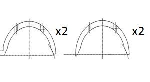 Saiba distantier arbore cotit FAI AUTOPARTS BT3012-STD LAND ROVER FREELANDER 2 (L359) 2,179 cmc (224DT(DW12BTED4) diesel 190 FAI AUTOPARTS BT3012-STD